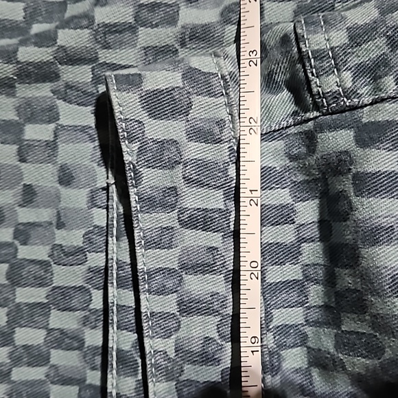 Future Collective NWT Checkered Wide Leg Jeans size 20 - Picture 7 of 10